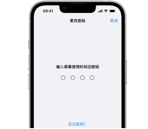 文县iPhone屏幕维修分享iPhone屏幕使用时间密码忘记了怎么办 