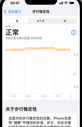 文县iPhone手机维修如何在iPhone开启'步行稳定性通知'