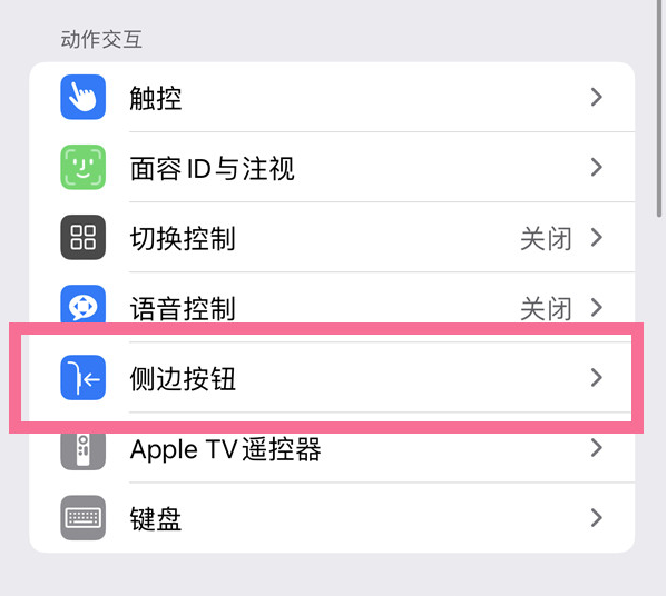 文县苹果14维修店分享iPhone14 Plus侧键双击下载功能关闭方法 