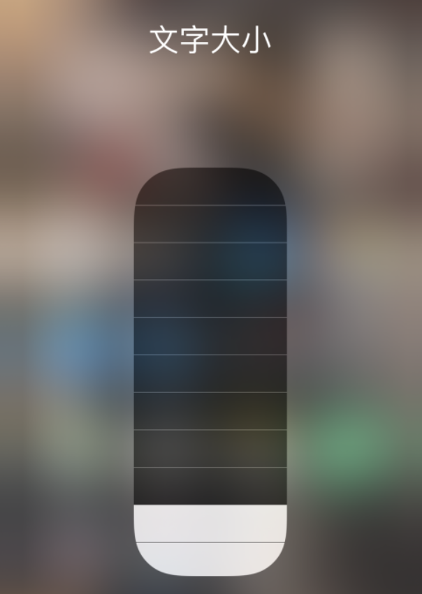文县苹果手机维修分享小技巧：在 iPhone 控制中心快速调节字体大小 