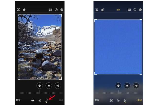 文县苹果手机维修分享iPhone手机如何使用裁剪功能隐藏照片 